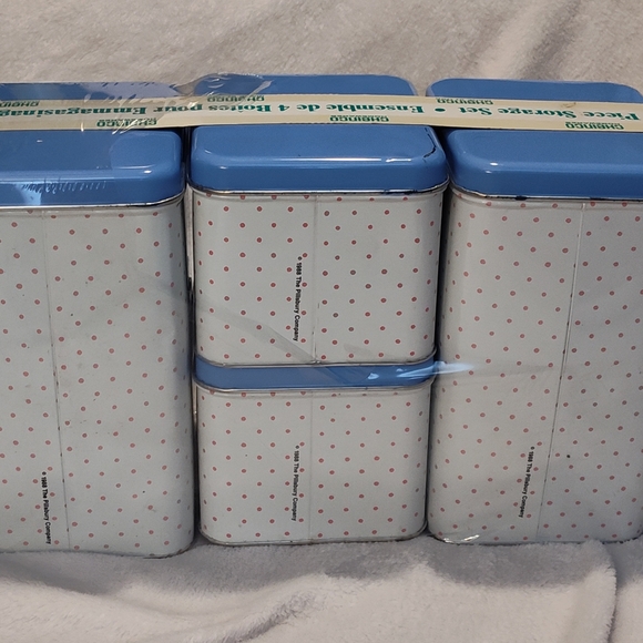 Vintage 1988 Pillsbury Cookie Canisters (Set Of 4) - Picture 3 of 12